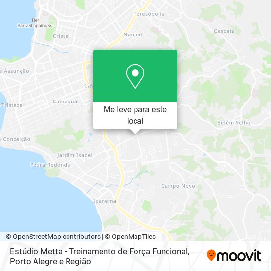Estúdio Metta - Treinamento de Força Funcional mapa