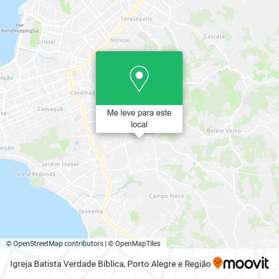 Igreja Batista Verdade Bíblica mapa