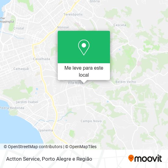Actton Service mapa