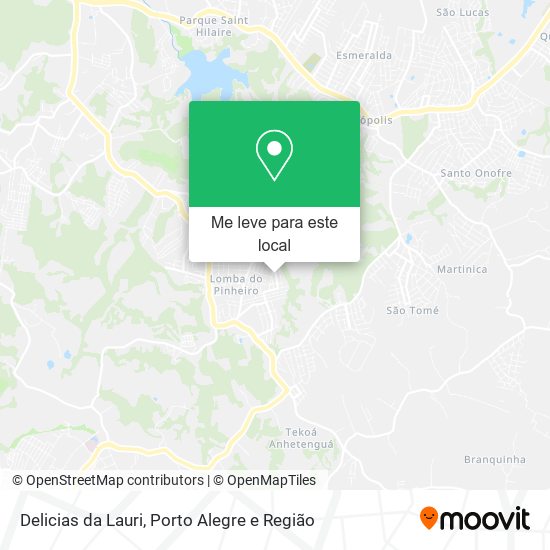 Delicias da Lauri mapa