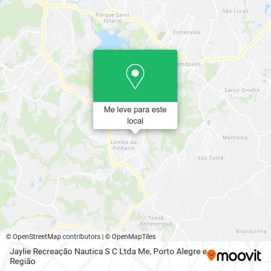 Jaylie Recreação Nautica S C Ltda Me mapa