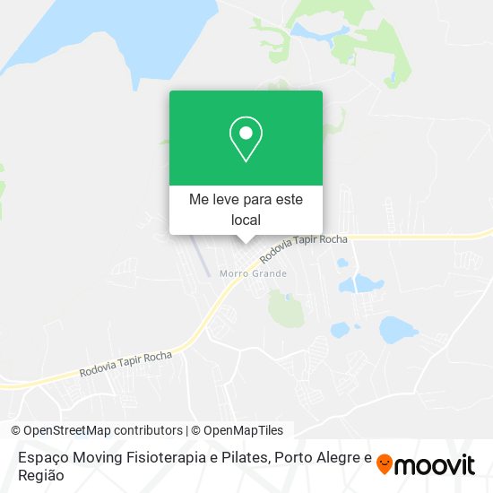 Espaço Moving Fisioterapia e Pilates mapa