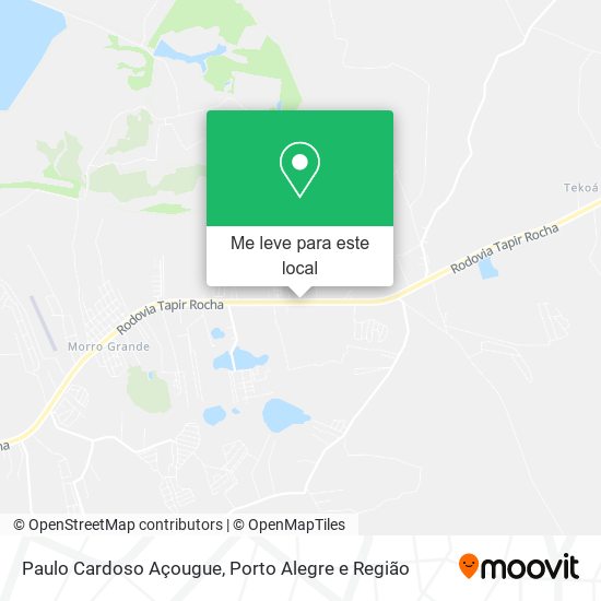 Paulo Cardoso Açougue mapa