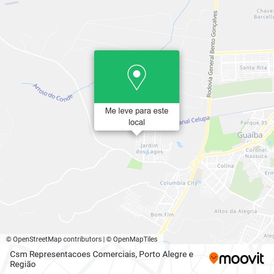 Csm Representacoes Comerciais mapa