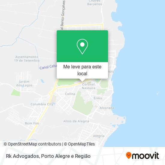 Rk Advogados mapa