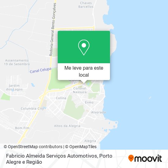 Fabricio Almeida Serviços Automotivos mapa