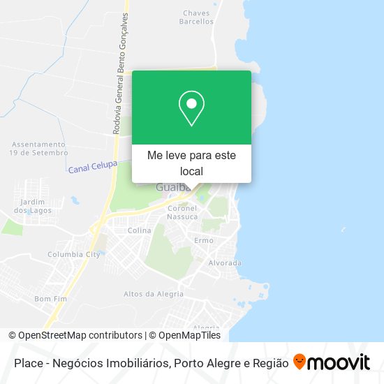 Place - Negócios Imobiliários mapa