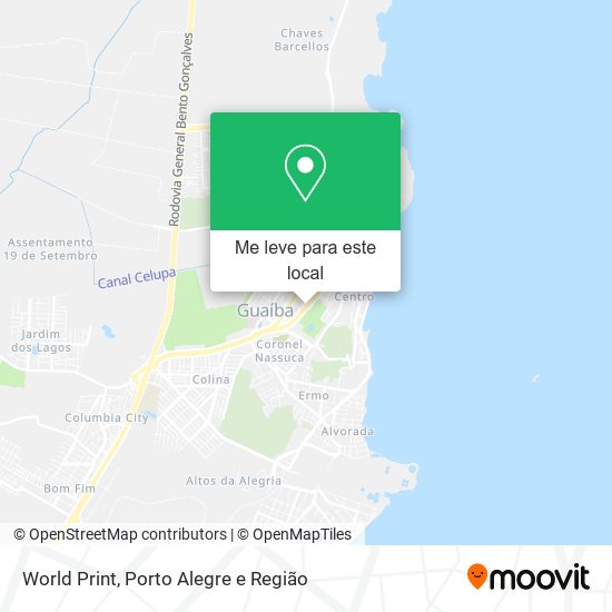World Print mapa
