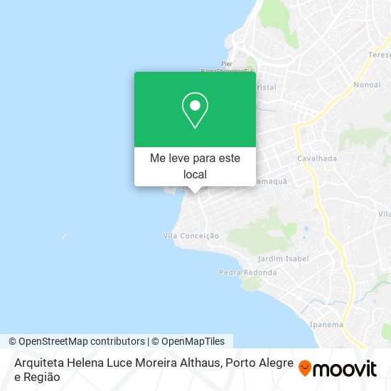 Arquiteta Helena Luce Moreira Althaus mapa