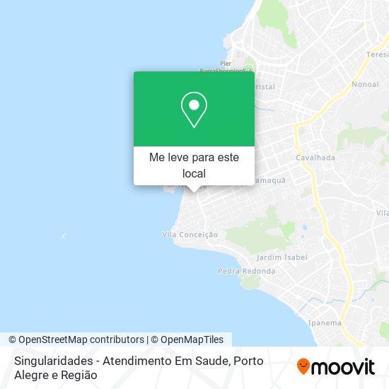 Singularidades - Atendimento Em Saude mapa