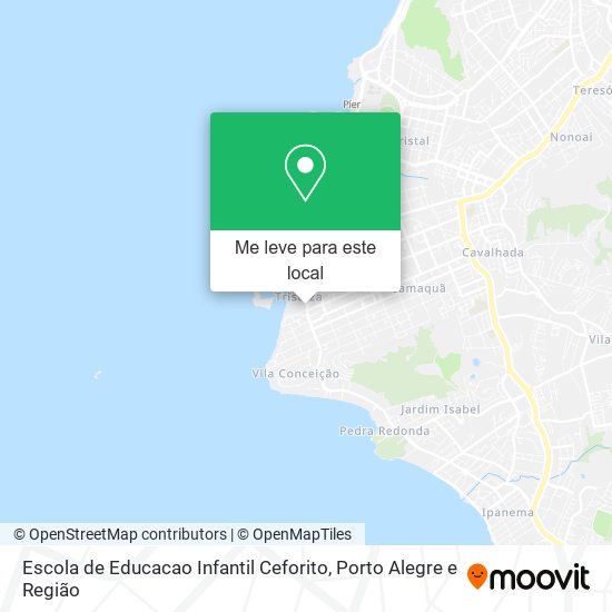 Escola de Educacao Infantil Ceforito mapa