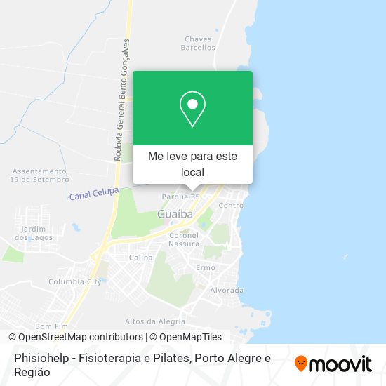 Phisiohelp - Fisioterapia e Pilates mapa