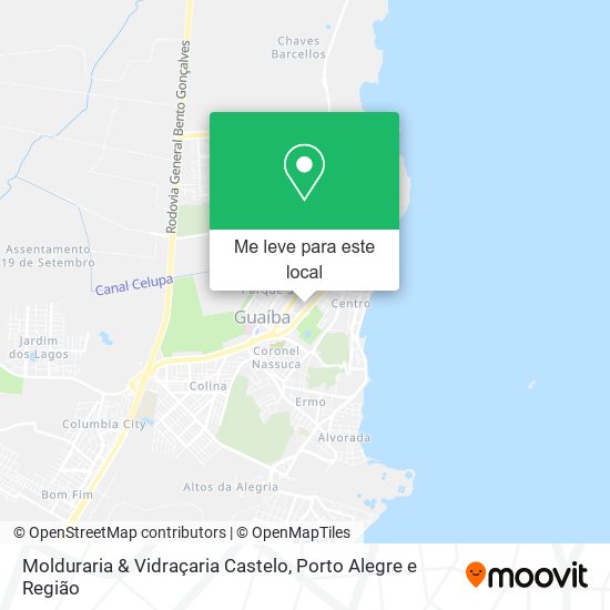 Molduraria & Vidraçaria Castelo mapa