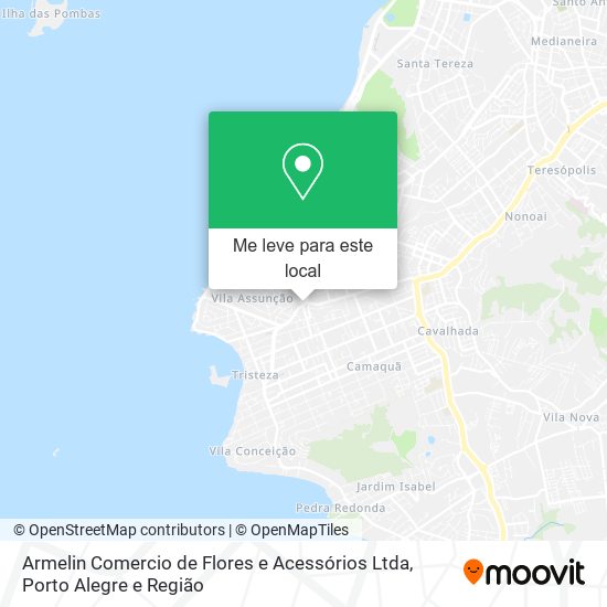 Armelin Comercio de Flores e Acessórios Ltda mapa