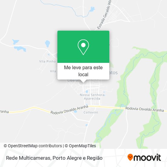 Rede Multicameras mapa