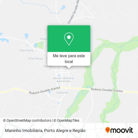 Maninho Imobiliária mapa