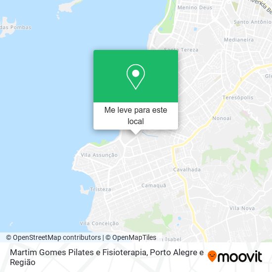 Martim Gomes Pilates e Fisioterapia mapa