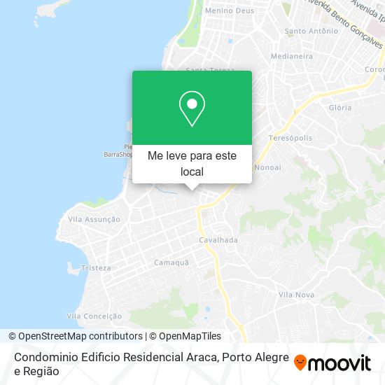 Condominio Edificio Residencial Araca mapa
