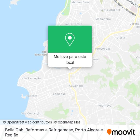 Bella Gabi Reformas e Refrigeracao mapa