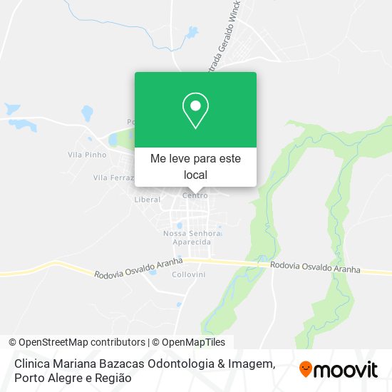 Clinica Mariana Bazacas Odontologia & Imagem mapa