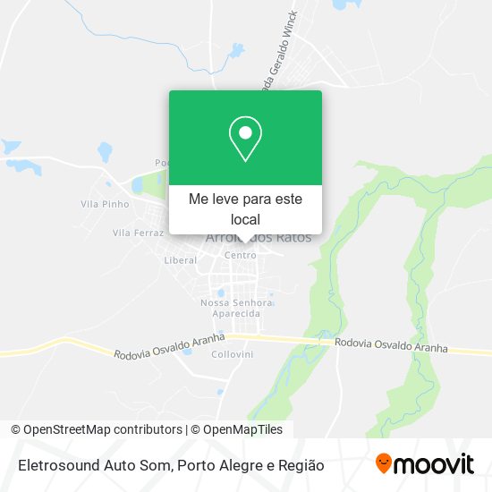Eletrosound Auto Som mapa