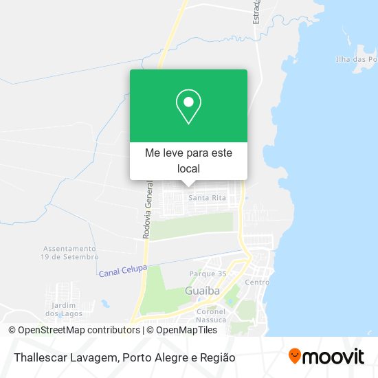 Thallescar Lavagem mapa