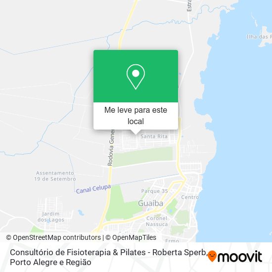 Consultório de Fisioterapia & Pilates - Roberta Sperb mapa