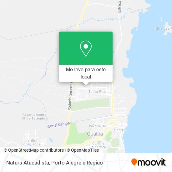 Naturs Atacadista mapa