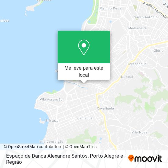 Espaço de Dança Alexandre Santos mapa