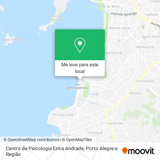 Centro de Psicologia Erica Andrade mapa