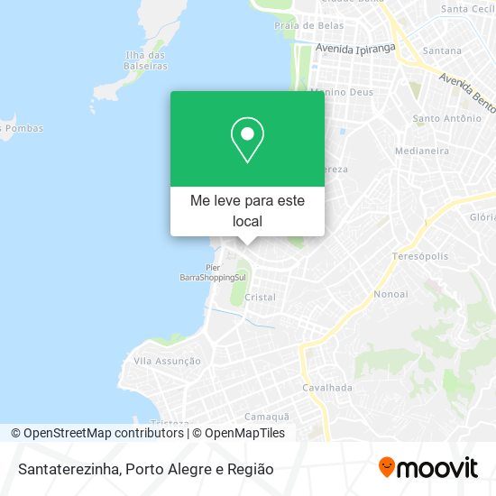 Santaterezinha mapa