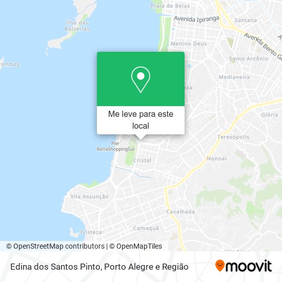 Edina dos Santos Pinto mapa