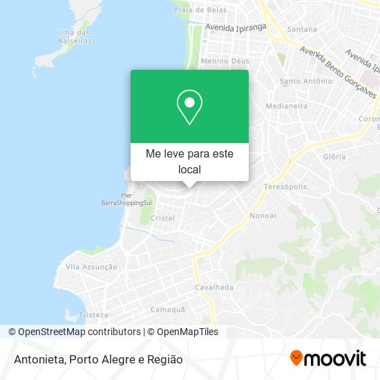 Antonieta mapa