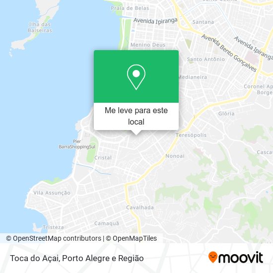 Toca do Açai mapa