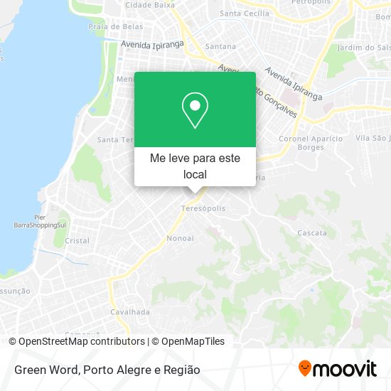 Green Word mapa
