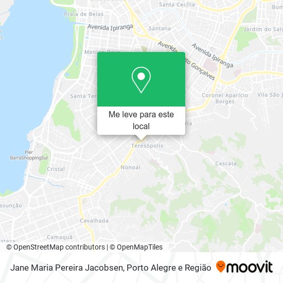 Jane Maria Pereira Jacobsen mapa