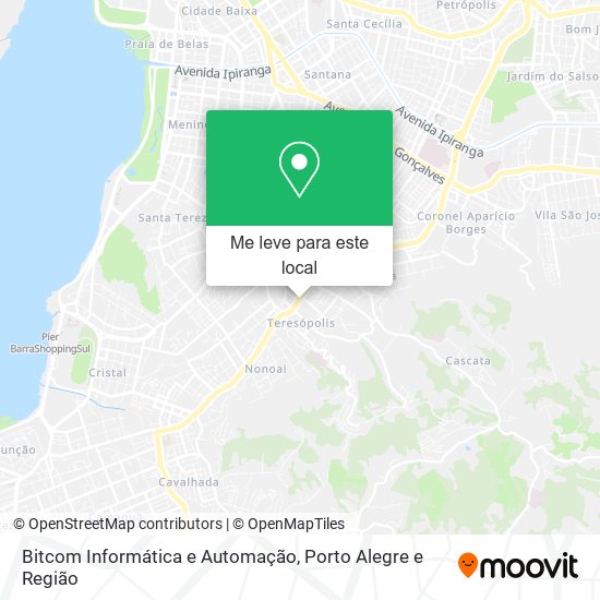 Bitcom Informática e Automação mapa