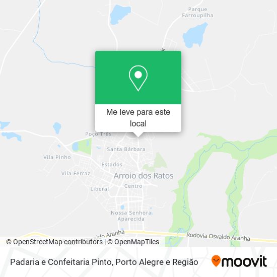 Padaria e Confeitaria Pinto mapa