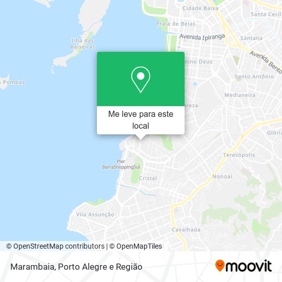 Marambaia mapa