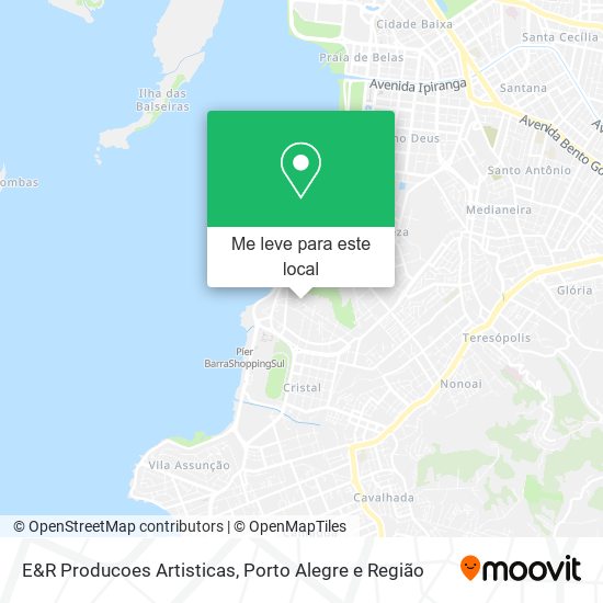 E&R Producoes Artisticas mapa
