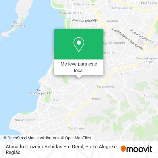 Atacado Cruzeiro Bebidas Em Geral mapa