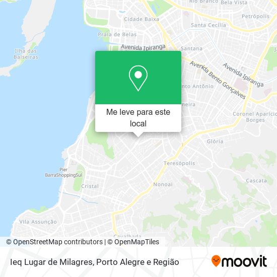 Ieq Lugar de Milagres mapa