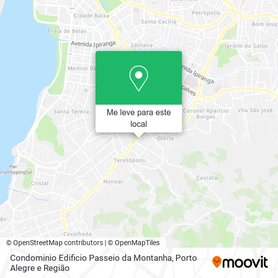 Condominio Edificio Passeio da Montanha mapa