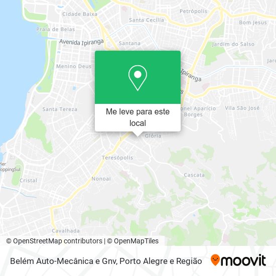Belém Auto-Mecânica e Gnv mapa