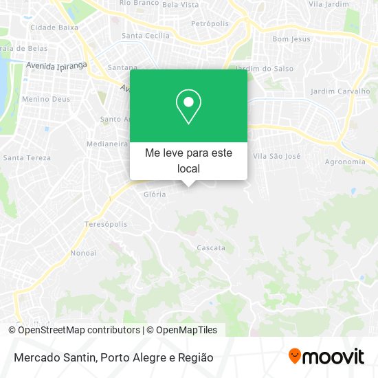 Mercado Santin mapa