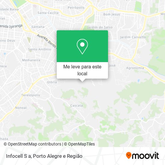 Infocell S a mapa
