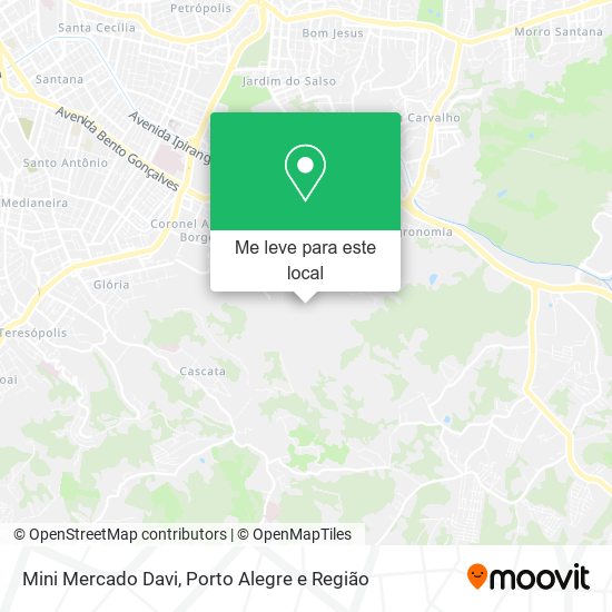 Mini Mercado Davi mapa