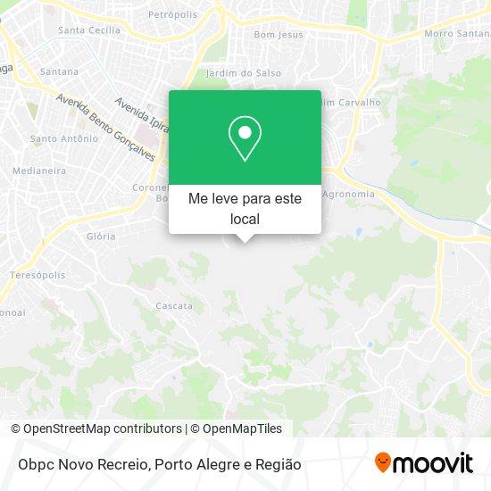 Obpc Novo Recreio mapa