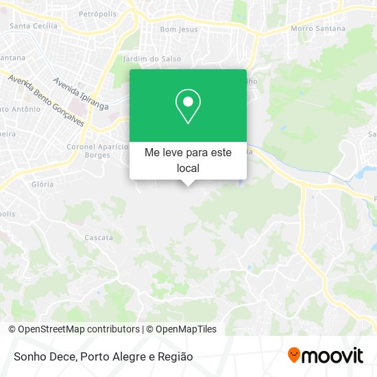 Sonho Dece mapa
