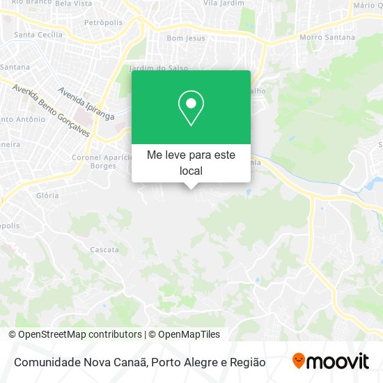 Comunidade Nova Canaã mapa